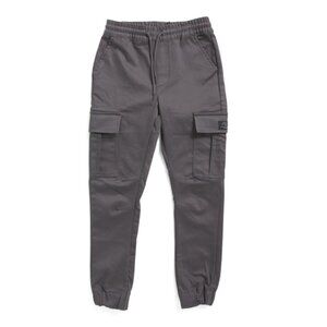 TONY HAWK Grey Big Boys Twill Cargo Pants